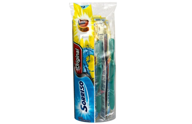 Escova dental macia Sorriso c/12un