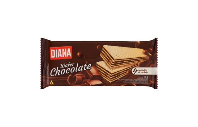 Wafer de chocolate Diana 100g 