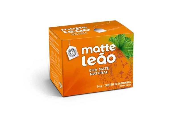 Chá matte original natural envelopado Leão 15x1.6g