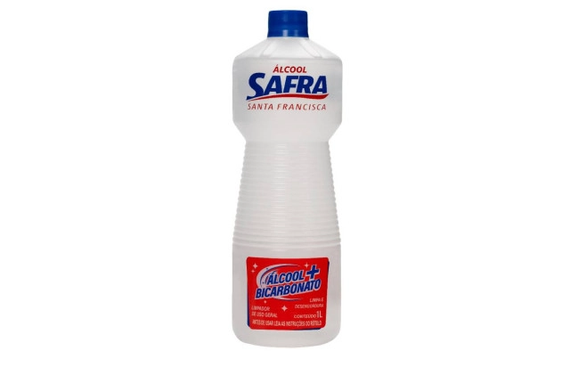 Álcool liquido com bicarbonato Safra 1l