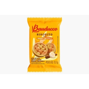 Biscoito amanteigado banana/canela Bauducco 400x13.9g 8844