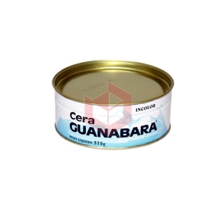 Cera Guanabara pasta incolor 375g