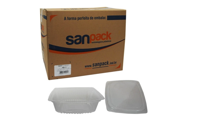 Embalagem Sanpack S-94C capacidade 1000ml c/200un 