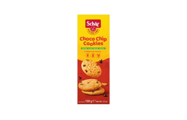 Cookies choco chip sem gluten Schar 100g