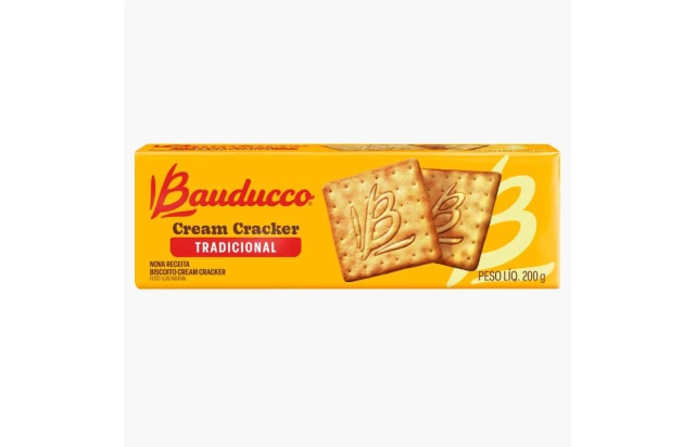 Biscoito Cream Cracker Tradicional Bauducco 200g