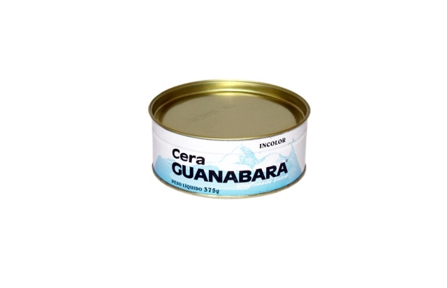 Cera Guanabara pasta incolor 375g