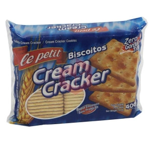 Biscoito cream cracker Le Petit 400g