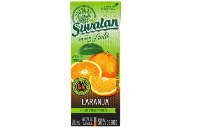 Nectar de laranja Suvalan 24x200ml