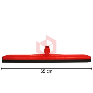 Rodo plástico 65cm vermelho sem cabo M.Longo