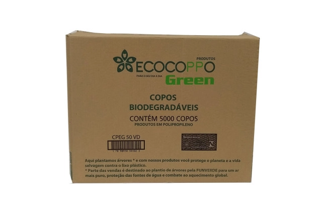 Copo Ecocoppo green bio 50ml 50x100un