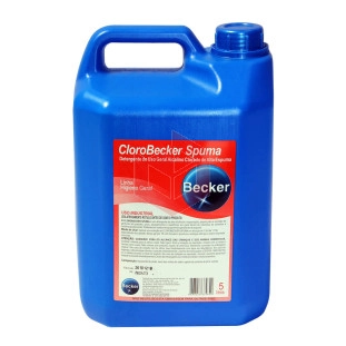 Detergente clorado clorobecker spuma 5l R-2068