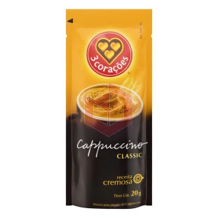 Cappuccino classic sache 3 coracoes 50x20g
