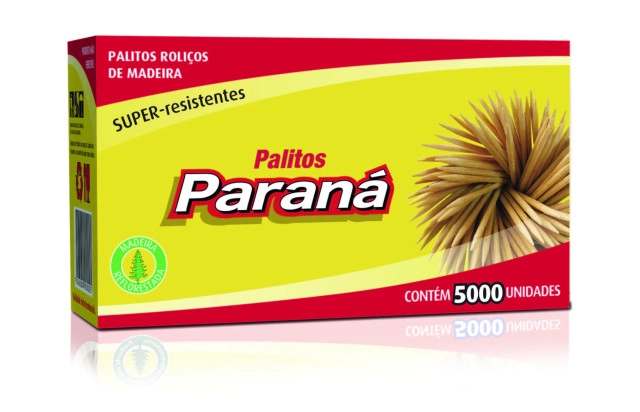 Palito dental Paraná a granel c/5000un 