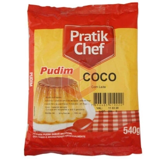 Pudim de coco com leite Pratik Chef 540g