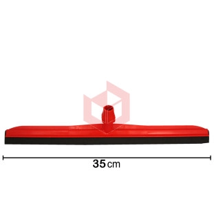 Rodo plástico 35cm vermelho sem cabo M.Longo