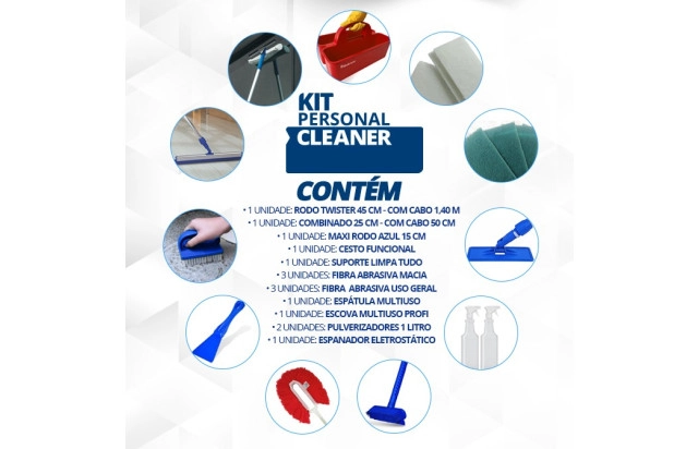 Kit profissional cleaner Bralimpia ktpersclean