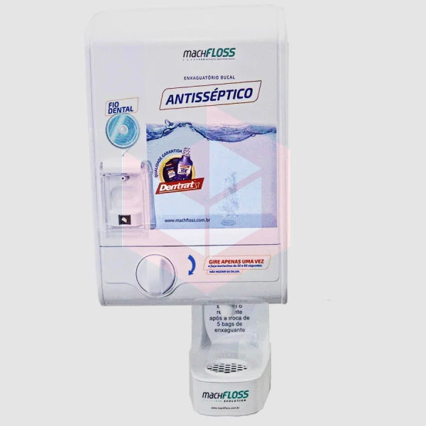 Dispenser p/enxaguante fio dental copo Evolution 