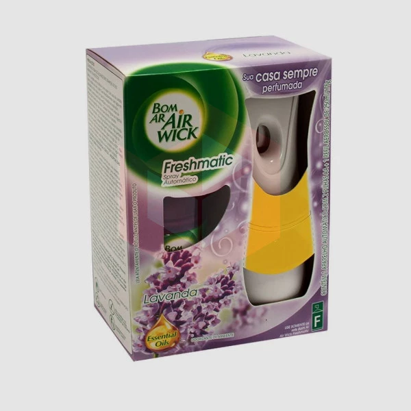 Bom Ar aparelho + refil fresh matic lavanda 250ml 