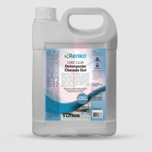 Detergente clorado em gel Chef Clor Renko 5l