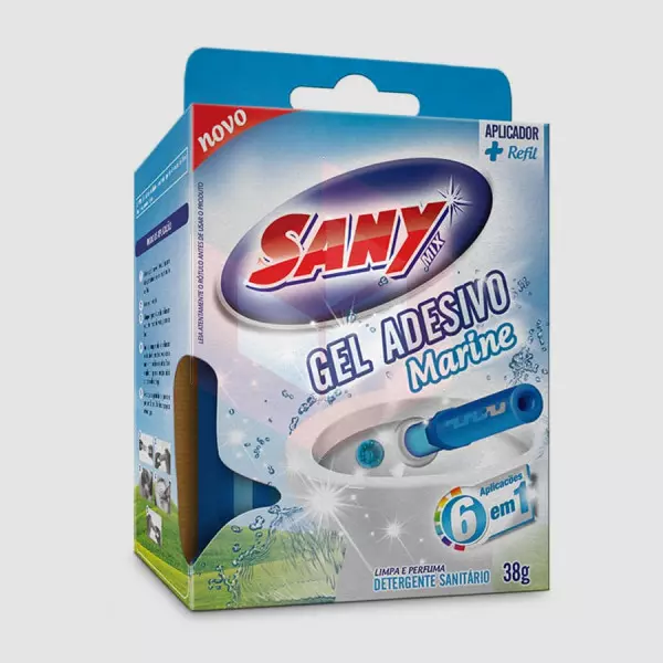 Gel adesivo c/aplicador sanitário marine Sany Mix 38g