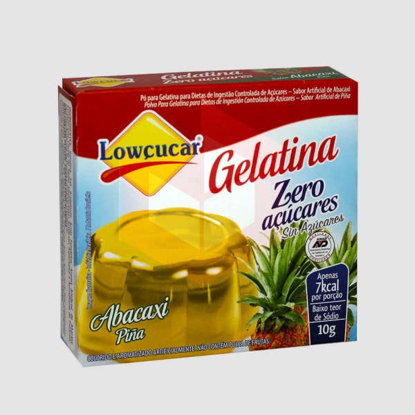 Gelatina de abacaxi zero Lowçúcar 10g