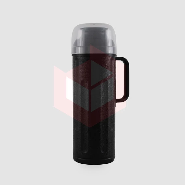 Garrafa Termolar rosca 1l preta ref-7020PRT