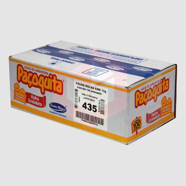 Paçoquita rolha Santa Helena 100x15g