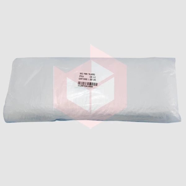 Saco plástico talher 7x24cm c/1000un