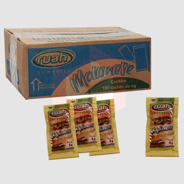 Maionese sachê Ruah 180x6g