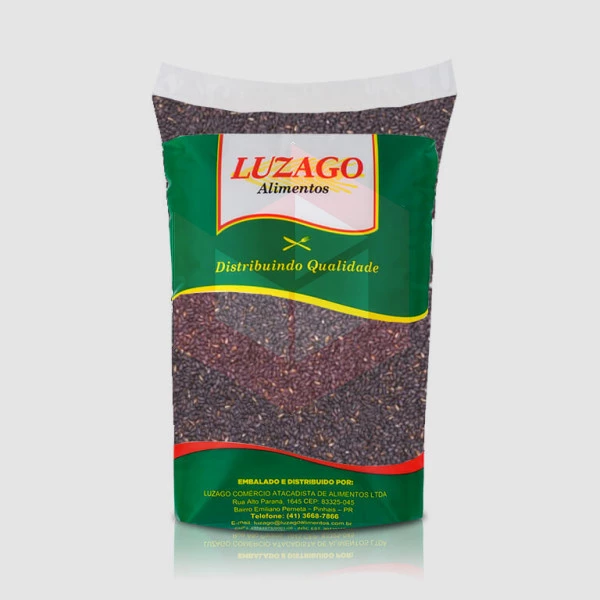 Gergelim preto com casca Luzago 1kg