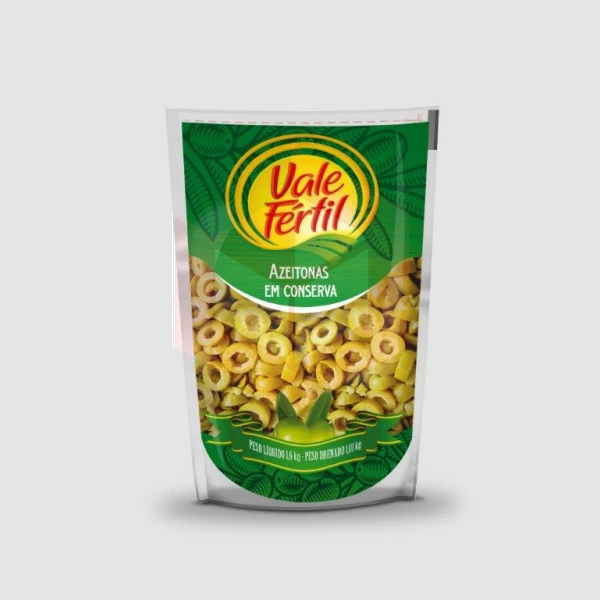 Azeitona verde fatiada Vale Fértil 1.01kg