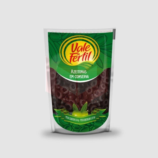 Azeitona preta fatiada Vale Fértil 1.01kg