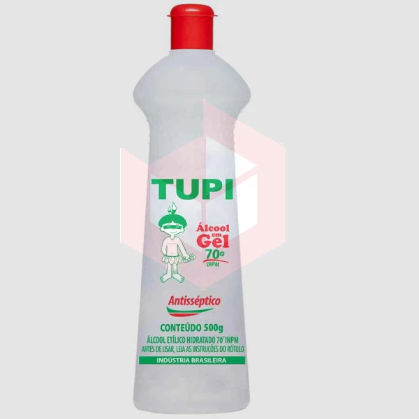 Álcool gel 70% Tupi antisséptico 500g