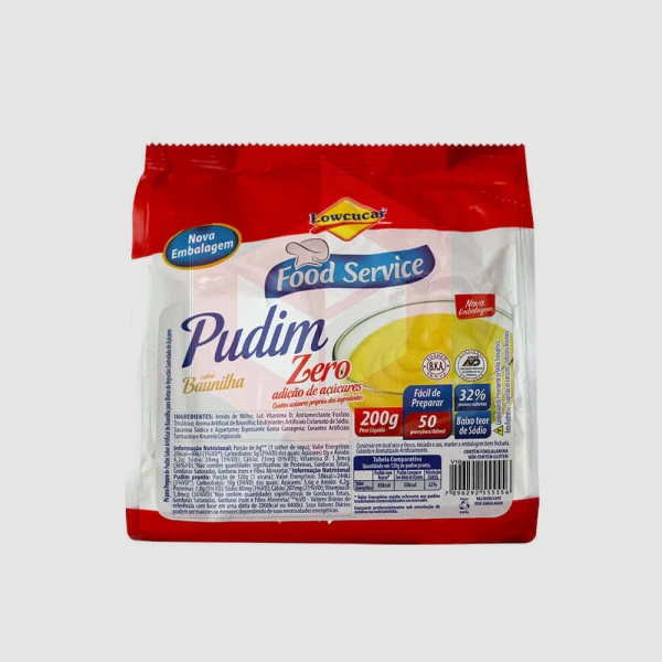 Pudim de baunilha zero Lowçúcar 200g