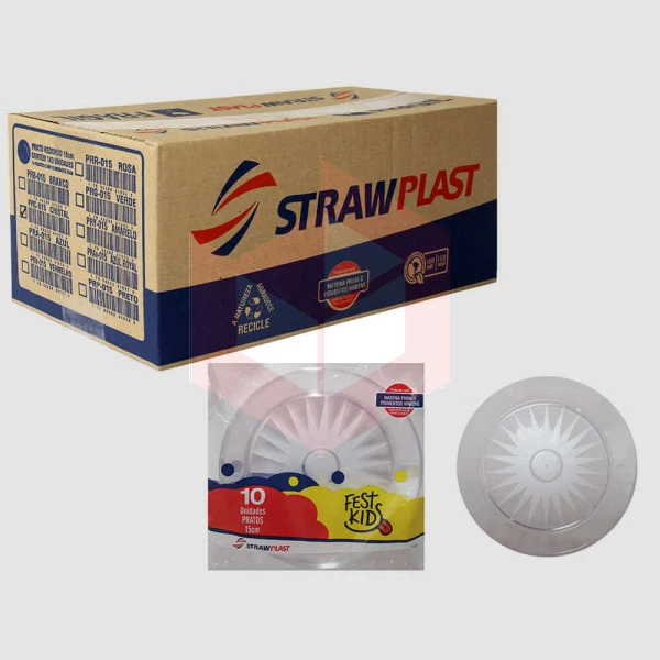 Prato Strawplast 266 PRC-15 cristal 14x10un