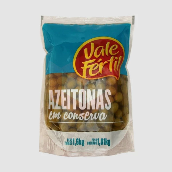 Azeitona verde inteira Vale Fértil 1.010kg