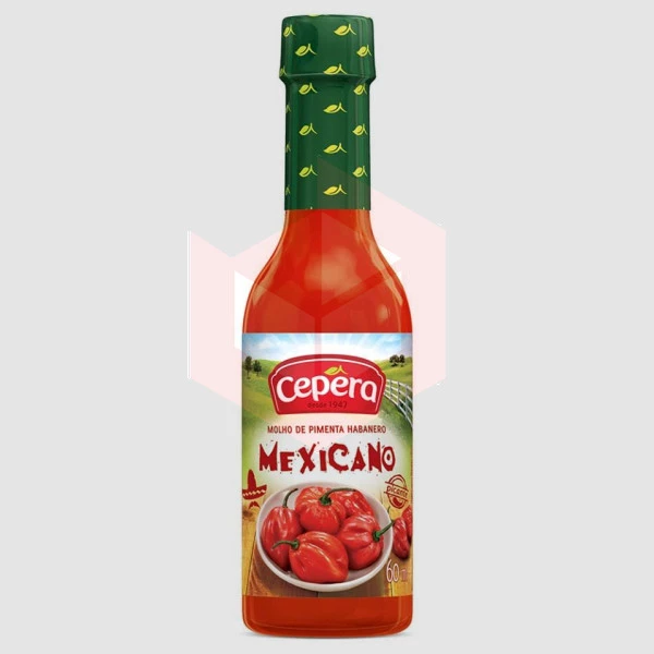 Molho de pimenta mexicano Cepêra 60ml