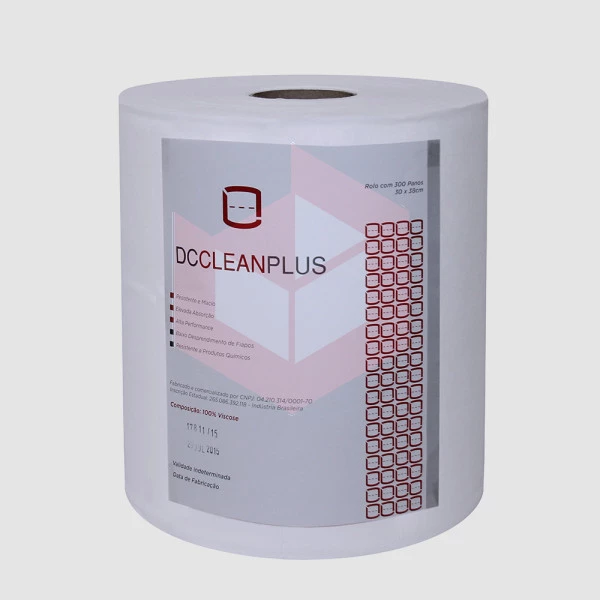 Wipes DC Clean Plus 80 branco 30x34cm c/300un
