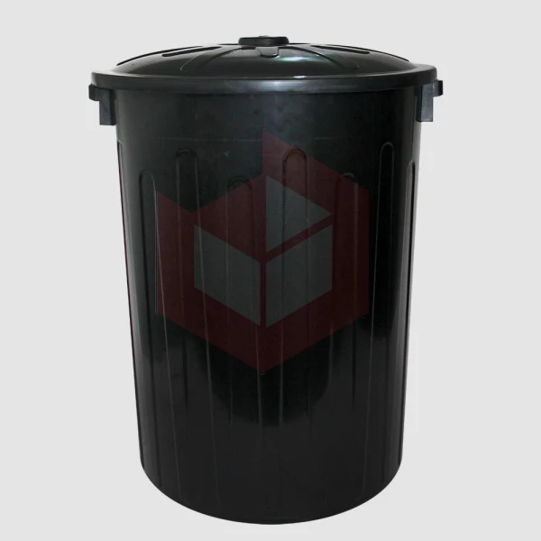 Lixeira 65l preta com tampa Arqplast CF65PT