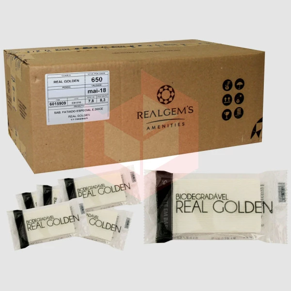 Sabonete Real Golden erva-doce Realgems 650x12g