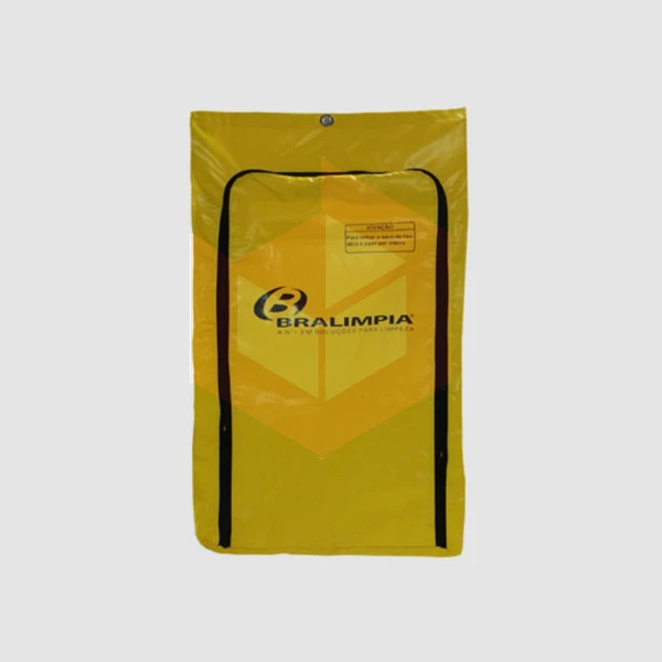 Bolsa amarela p/carro america Bralimpia SG04AM