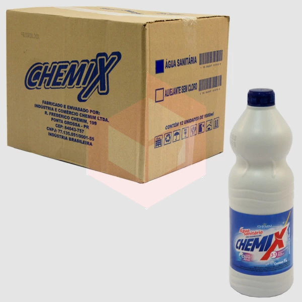 Água sanitária Chemix 12x1l