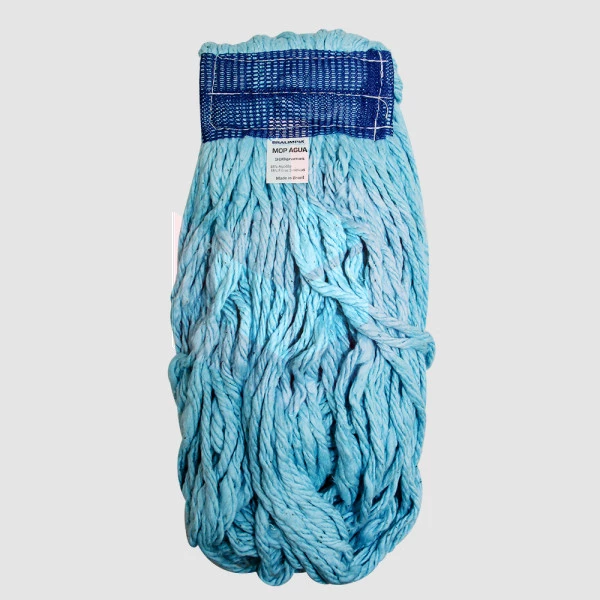 Mop água azul ponta dobrada Bralimpia 300g RL30AZ