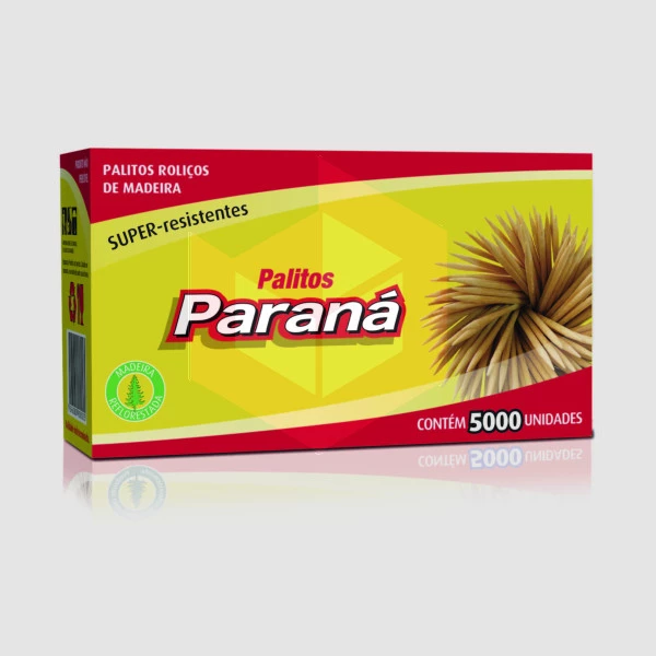 Palito dental Paraná a granel c/5000un 