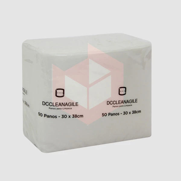 Wipes DC Clean Agile 40 branco 30x34cm c/50un