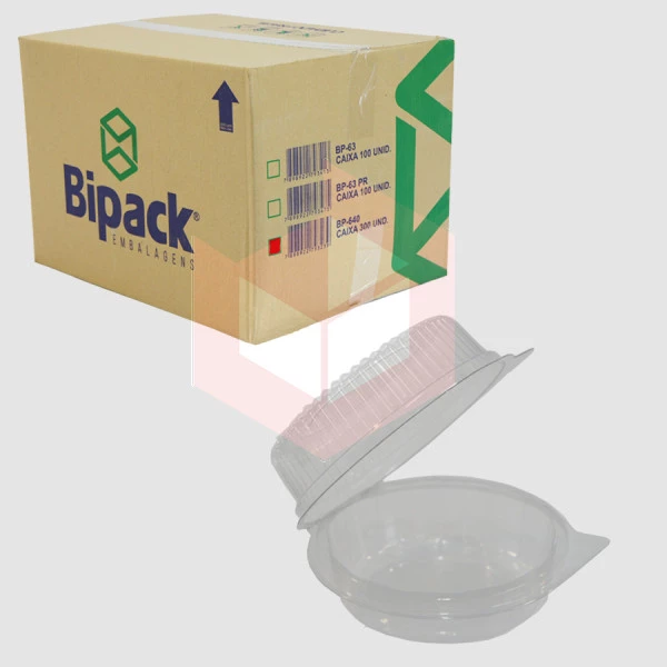 Embalagem BP-640 1 doce redondo Bipack c/300un