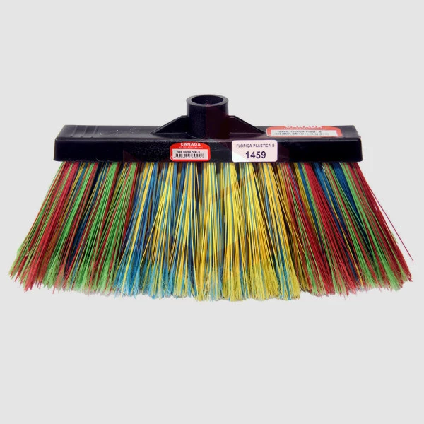 Vassoura floriça nylon com cabo Canadá R.24