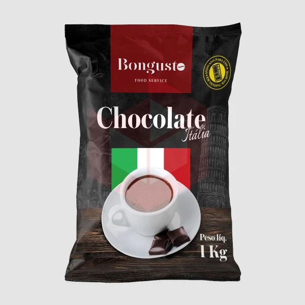 Bebida chocolate com leite Bongusto 1kg