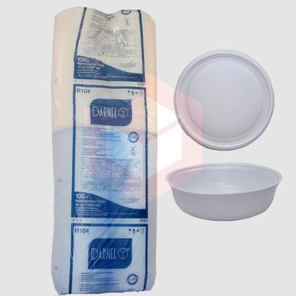 Marmitex térmica R104 n.9 com tampa Darnel c/100un