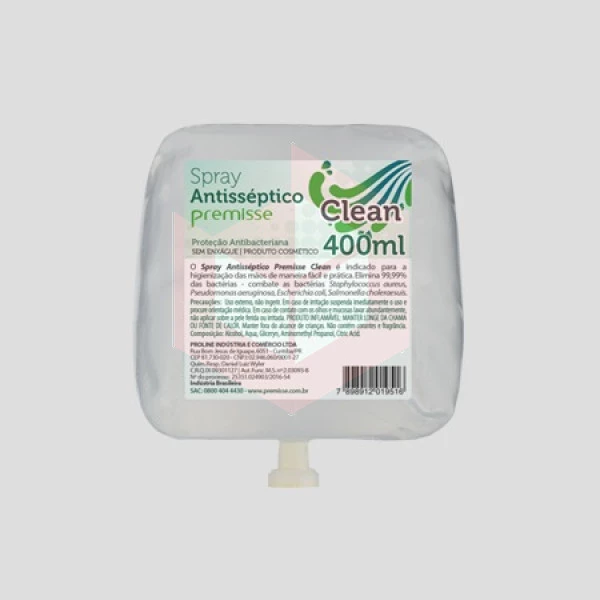 Álcool spray 70 antisséptico 400ml Premisse 10133
